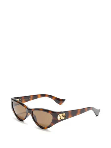 Слънчеви очила котешко око Valentino Garavani Eyewear кафяво