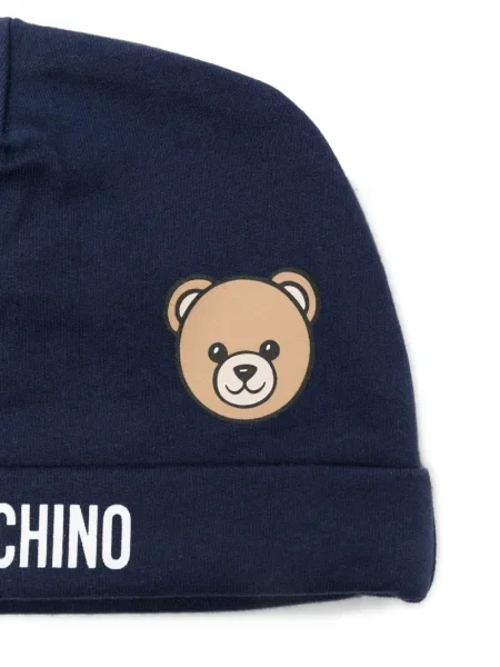 Dětské čepice Moschino modrý