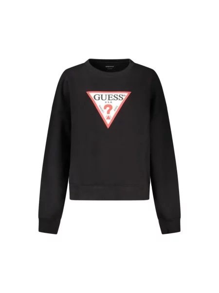 Bluza GUESS Originals Oversized Iconic Sweatshirt Jet Black XS czarna