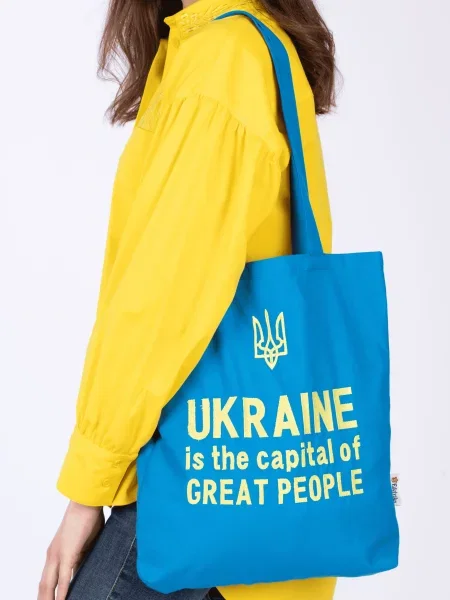 Едельвіка Шопер Унісекс Комбінований верх блакитний