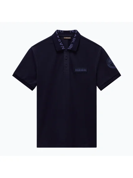 Tricou polo pentru bărbați Napapijri E-Amundsen 1 blu marine