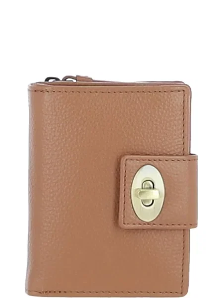 Кожаный кошелек Ashwood Leather коричневый