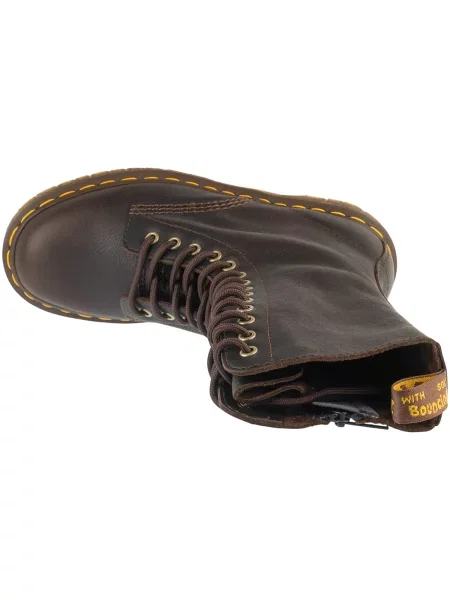 Členkové topánky Dr. Martens hnedá