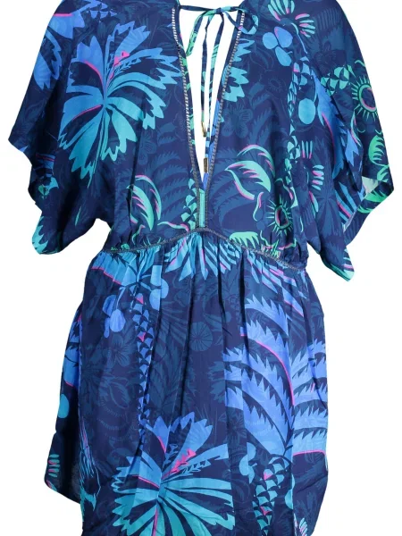 Rochie mini Desigual scurtă de costum albastru