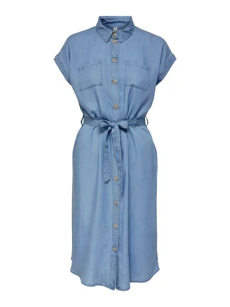 ONLY Carmakoma Dolga srajca CARPema Hannover moder denim