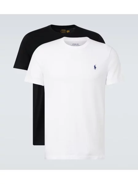 Cămașă Polo Ralph Lauren din jerseu negru