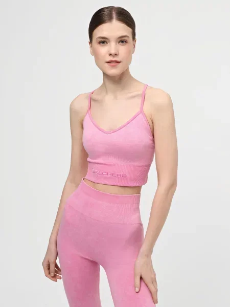 Топ спортивний Skechers Endurance Seamless нейлон/спандекс рожевий