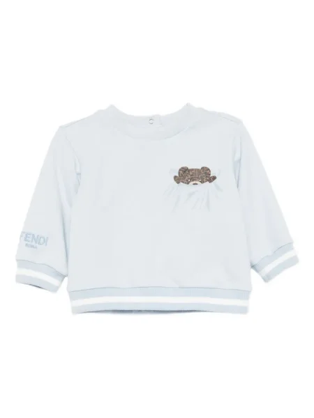 Bluza dziecięca Fendi niebieska