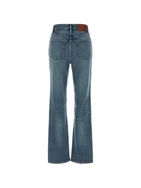 Blugi drepți Calvin Klein Collection albastru