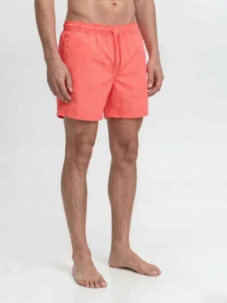 Kąpielówki Tropic Solid Gorący Koral różowe