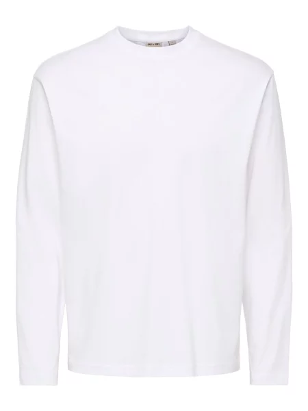 Only & Sons Tricou ONSFred' alb