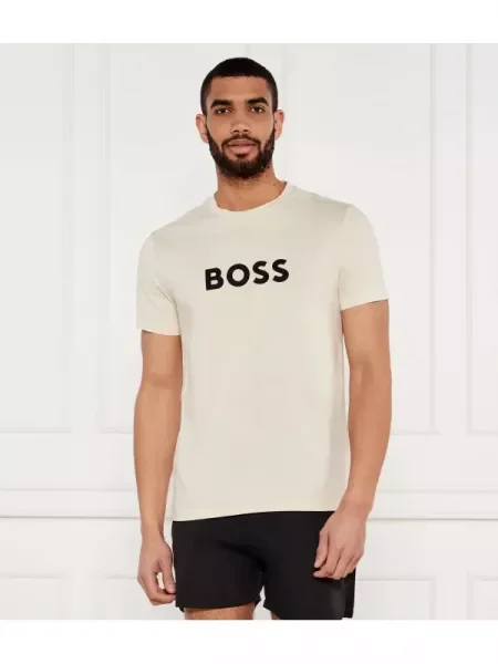 BOSS BLACK Póló | Relaxed fit fekete