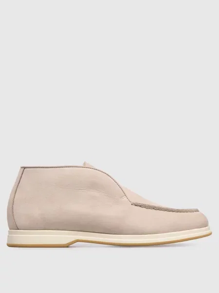 Дезерти з нубука на хутрі Enrico Mandelli бежеві