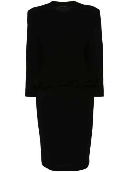 Oblekové sukně Versace Pre-owned černé