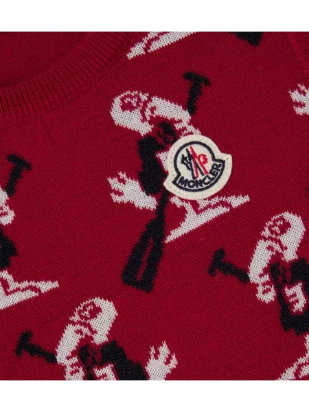 Gyerek mellény Moncler Enfant piros