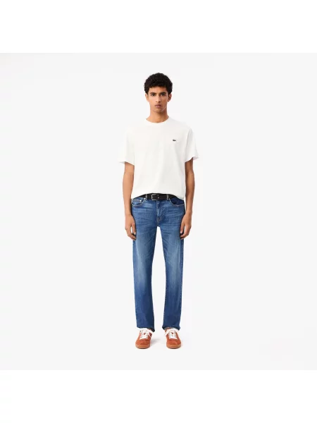 Lacoste Jeansy Indygo Slim Fit niebieski