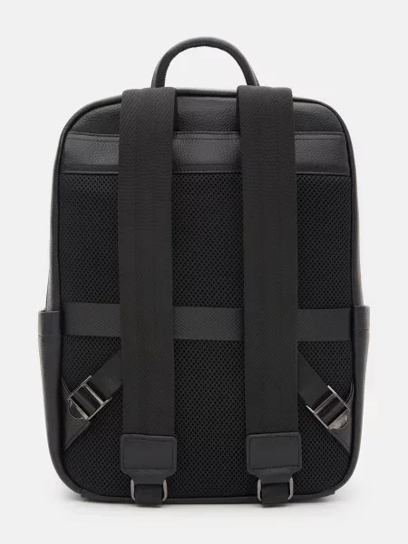 Кожаный повседневный рюкзак Borsa Leather черный