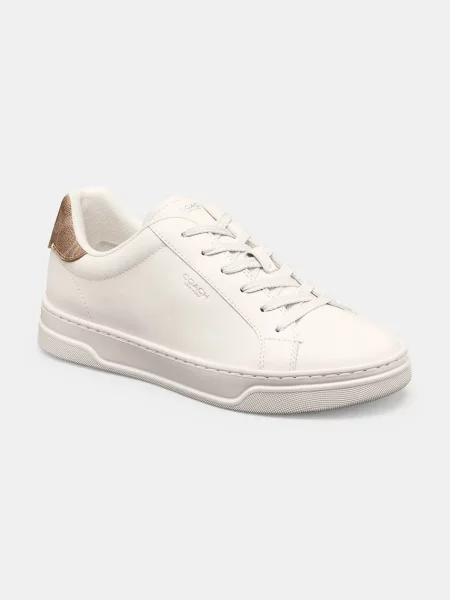 Coach sneakersy High Line beżowy