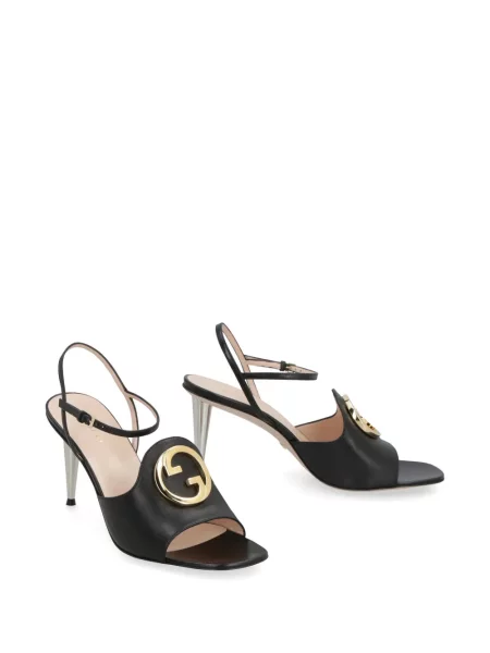 Sandale Gucci din piele negru