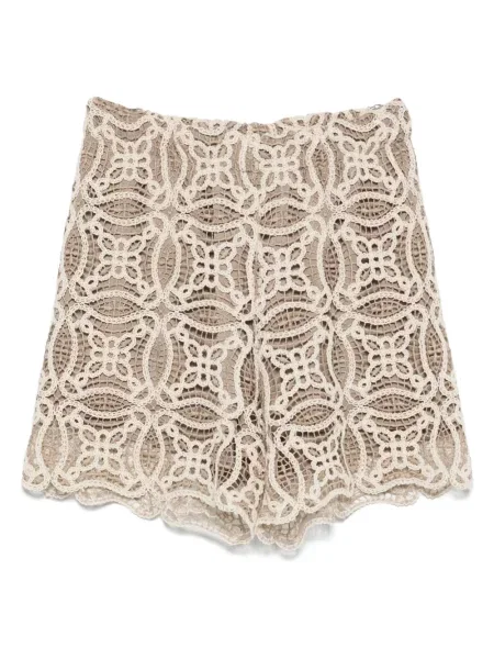 Haftowane szorty Moutaki koronkowe