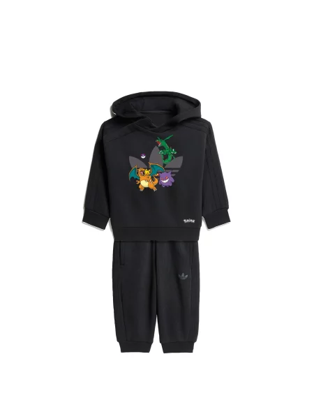 ADIDAS ORIGINALS Trening Pokemon gri grafit / verde / portocaliu negru