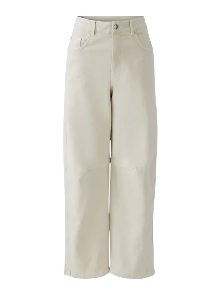 OUI Jeans murdar alb