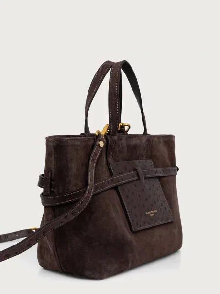 GIANNI CHIARINI Geantă pe umăr Belty | piele întoarsă maro