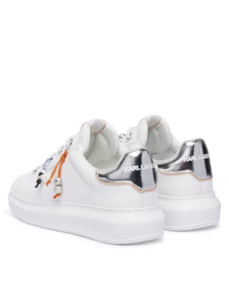 Sneakersy KARL LAGERFELD biela