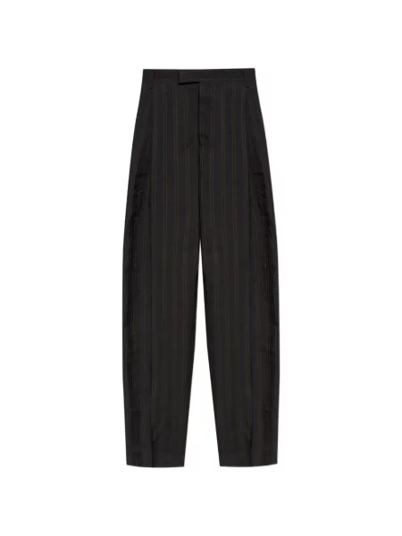 Pantaloni Ferragamo cu dungi negru