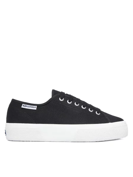 Ниски кецове Superga PLATFORM LEGGERA черно