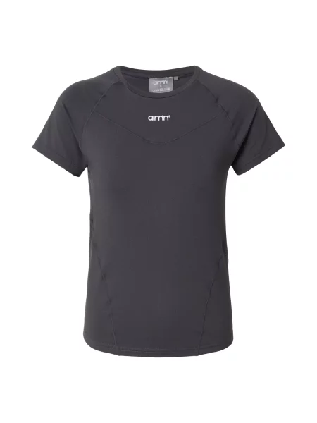 Aim'n Tricou funcțional gri metalic alb