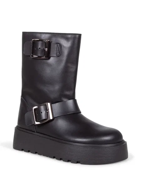 Botine Casadei din piele negru