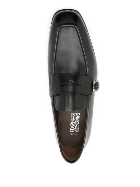 Pantofi loafer Ferragamo din piele negru