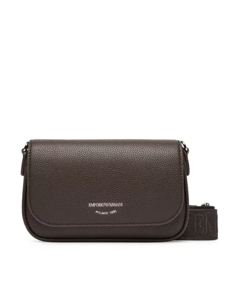 Kabelka Emporio Armani hnědá