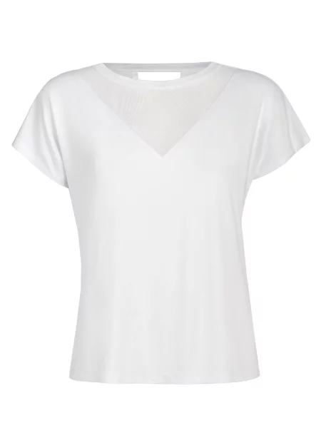 TEYLI Tricou Cora' alb