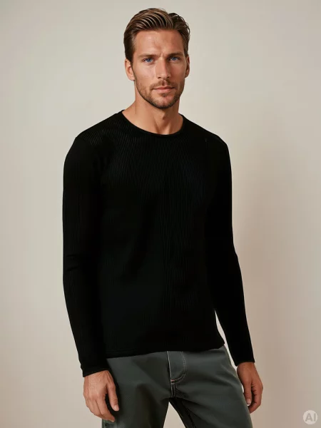 Sweter czarny