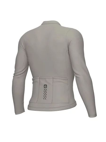 Koszulka rowerowa Alé Cycling Solid Color Block LS beżowa