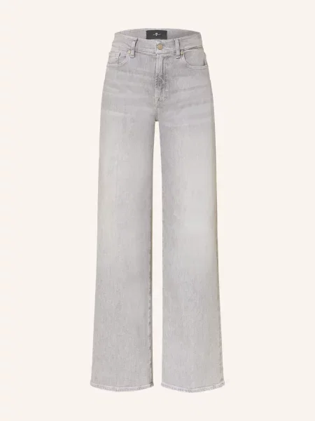 7 For All Mankind Džíny S Širokými Nohavicemi Lotta silver wash