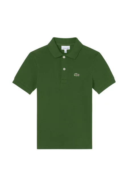 Koszulka polo dziecięca Lacoste zielona
