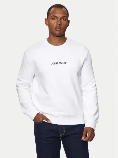 Guess Jeans Суитшърт бял
