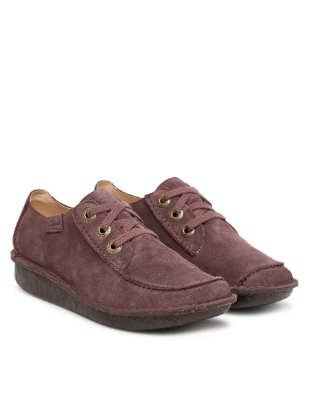 Κλειστά παπούτσια Clarks Funny Dream μωβ
