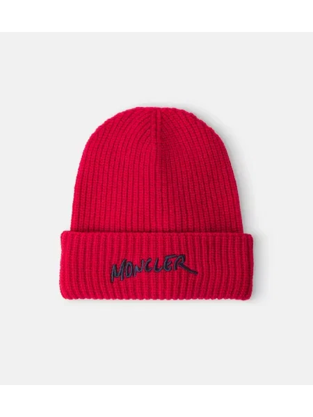 Gyerek sapka Moncler Enfant piros