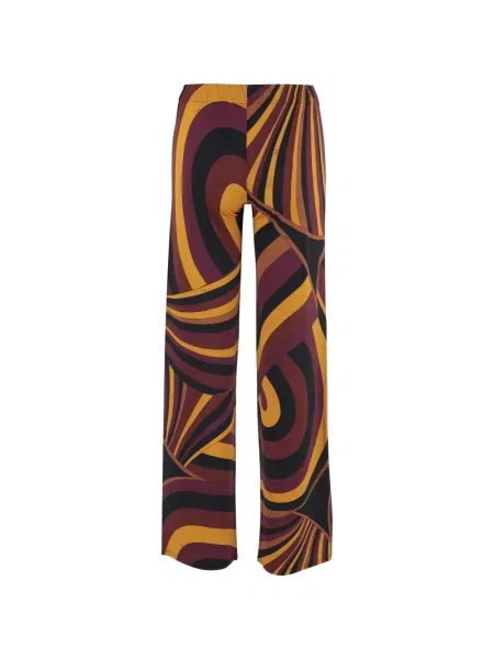 Pantaloni Pucci cu imagine negru
