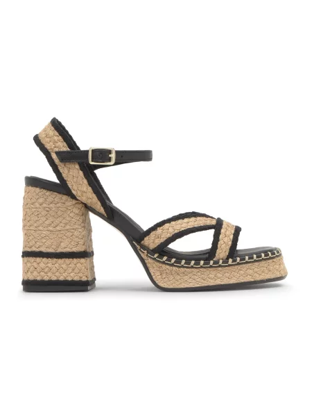 Espadryle Castaner skórzane czarne