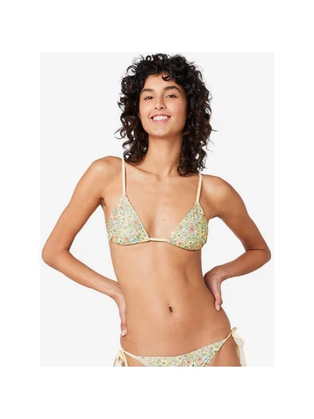 Góra bikini Rip Curl Sea of Dreams różowy XS żółty