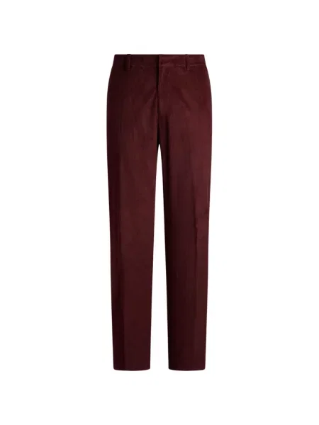 Pantaloni Etro de catifea cord roșu
