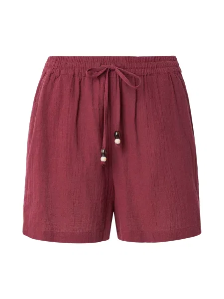 ONLY Pantaloni ONLSWAR THYRA vin roșu