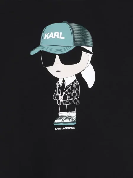 Bluza dziecięca Karl Lagerfeld czarna