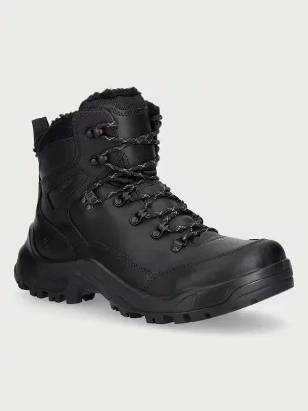 Botine Ecco din piele negru