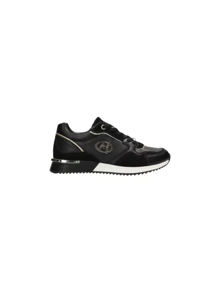 Lniane sneakersy Mexx czarne